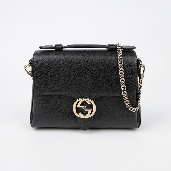 Interlocking Top Handle Tote Shoulder Bag - Picture 3 of 10